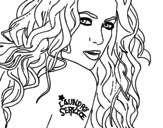 Disegno di Shakira - Laundry Service da colorare