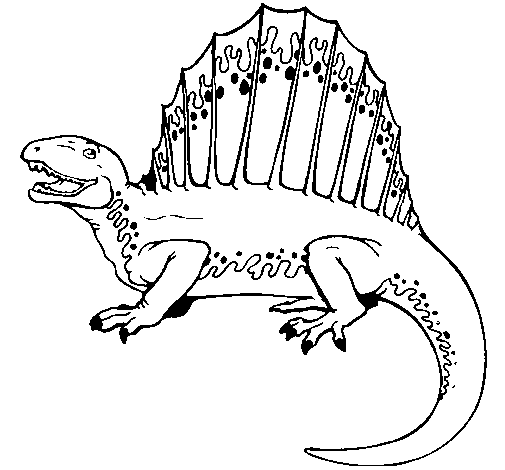 Disegno di Spinosauro  da Colorare