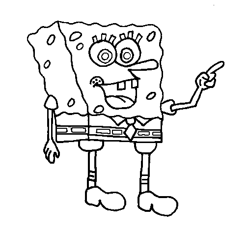 Disegno di Spongebob 5 da Colorare