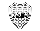 Disegno di Stemma del Boca Juniors da colorare