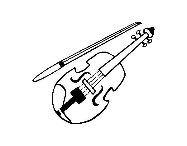Disegno di Stradivarius da Colorare