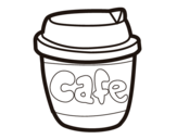 Disegno di Tazza di caffè da colorare