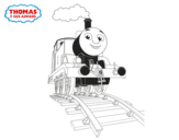 Disegno di Thomas in corso da colorare