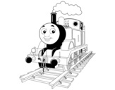 Disegno di Thomas la locomotiva da colorare