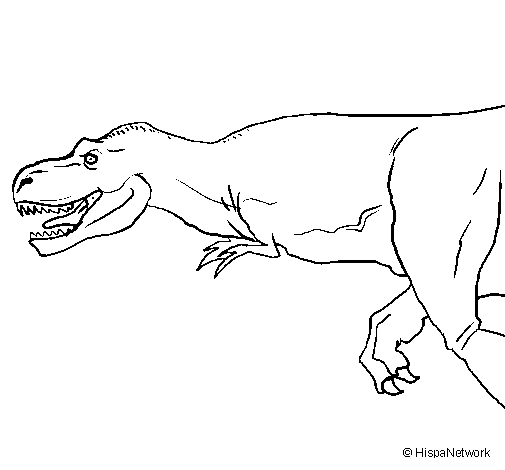 Disegno di Tyrannosaurus Rex  da Colorare