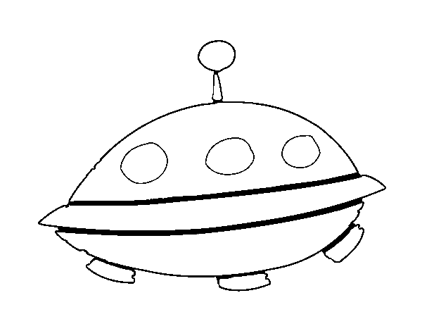 Disegno di UFO da Colorare