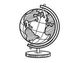 Dibujo de Un globo del pianeta Terra