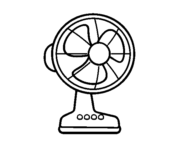 Disegno di Un ventilatore da Colorare