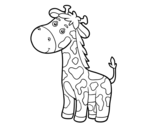 Dibujo de Una giraffa
