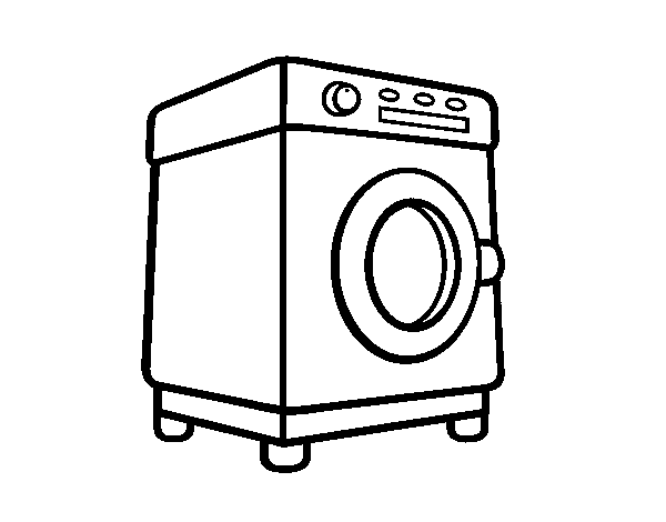 Disegno di Una lavatrice da Colorare