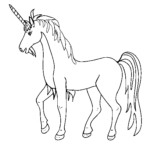 Disegno di Unicorno II da Colorare