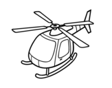 Disegno di Volo in elicottero da colorare