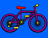 Disegno Bicicletta pitturato su SARA.M