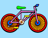 Disegno Bicicletta pitturato su VERONICA
