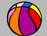 Disegno Pallone da pallacanestro pitturato su martina123