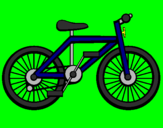 Disegno Bicicletta pitturato su emanuele