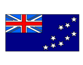 Disegno Tuvalu pitturato su davide b