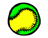 Disegno Palla da baseball  pitturato su davide b