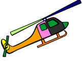Disegno Elicottero giocattolo pitturato su stefano