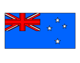 Disegno Nuova Zelanda pitturato su fede