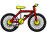 Disegno Bicicletta pitturato su adele
