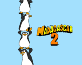 Disegno Madagascar 2 Pinguino pitturato su ILLI97