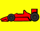 Disegno Formula 1 pitturato su ferrari