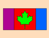 Disegno Canada pitturato su giuliaas