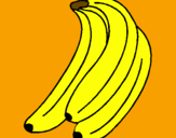Disegno Banane  pitturato su GIACOMO