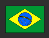 Disegno Brasile pitturato su gianfranco