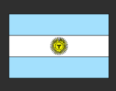 Disegno Argentina pitturato su gianfranco
