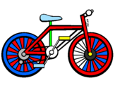 Disegno Bicicletta pitturato su Dany Francy