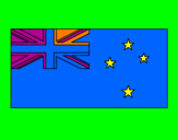 Disegno Nuova Zelanda pitturato su LUKAS