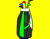 Disegno Bastoni da golf pitturato su Winnie5