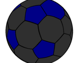 Disegno Pallone da calcio II pitturato su adriana