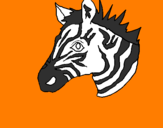 Disegno Zebra II pitturato su agata