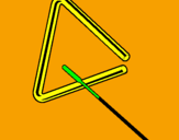 Disegno Triangolo pitturato su GIORGIO