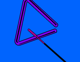 Disegno Triangolo pitturato su kiran