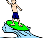 Disegno Surf pitturato su zi   ilrimbambito   