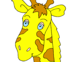 Disegno Muso di giraffa pitturato su AURORA