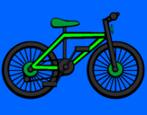 Disegno Bicicletta pitturato su FILIPPO
