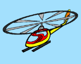 Disegno Elicottero  pitturato su angy  e  gabri