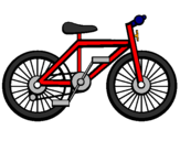 Disegno Bicicletta pitturato su GABRIELE