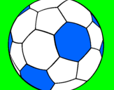Disegno Pallone da calcio II pitturato su davide    de    rogatis