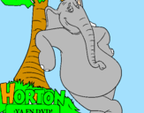 Disegno Horton pitturato su gaia