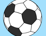 Disegno Pallone da calcio II pitturato su anthony