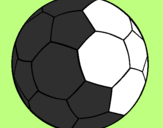 Disegno Pallone da calcio II pitturato su alessandro  p