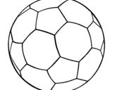 Disegno Pallone da calcio II pitturato su sport