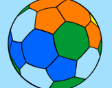 Disegno Pallone da calcio II pitturato su vincenzo