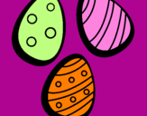 Disegno Uovo di Pasqua IV pitturato su jacopo